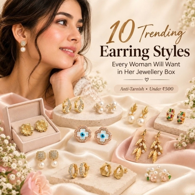 10 Trending Earrings for Women to Add to Your Jewellery Box