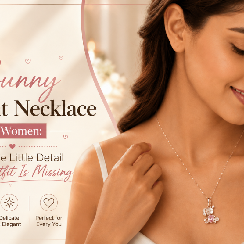 Bunny Pendant Necklace for Women: The Cute Little Detail Your Outfit Is Missing