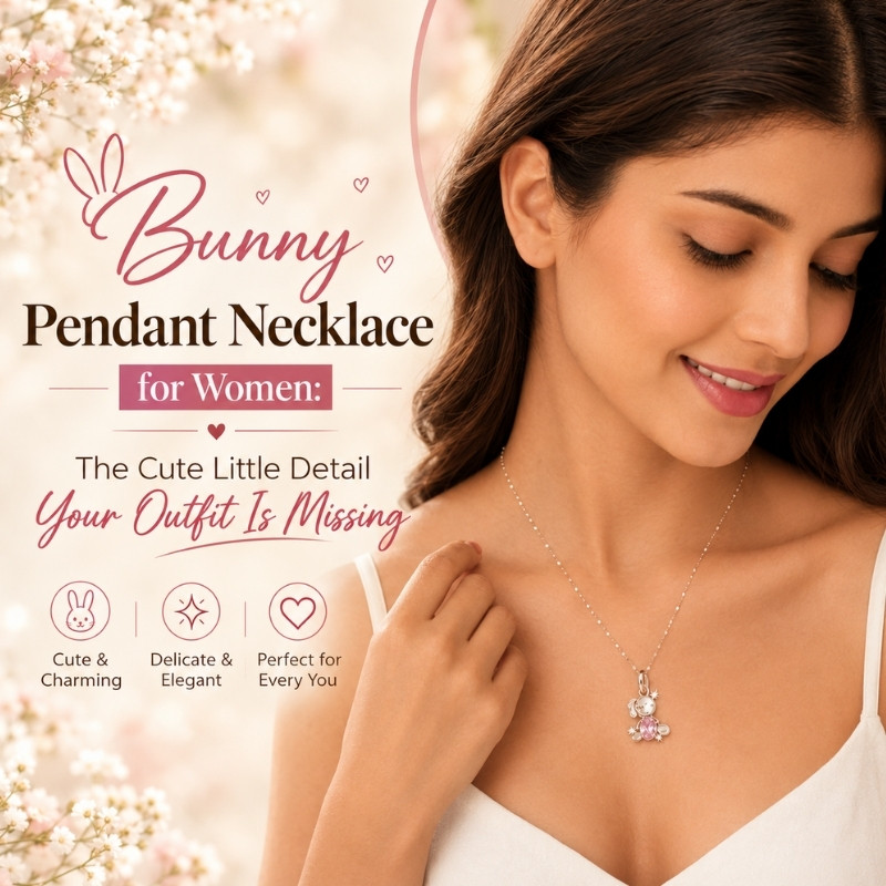 Bunny Pendant Necklace for Women: The Cute Little Detail Your Outfit Is Missing