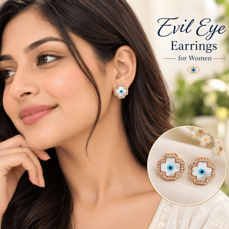 Evil Eye Earrings for Women: Elegant Style with a Meaningful Touch