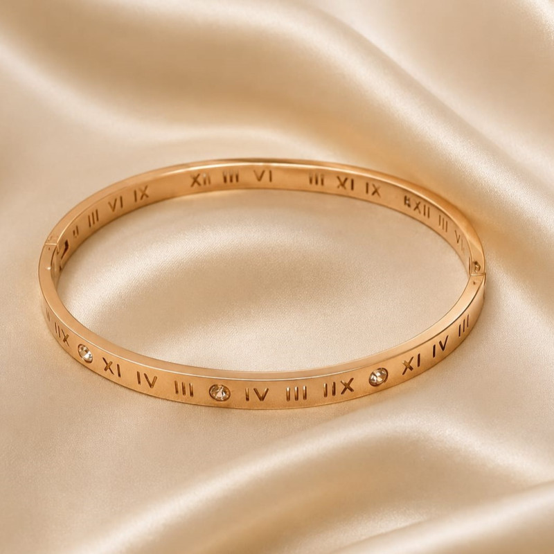 Timeless Elegance Roman Numeral Bracelet