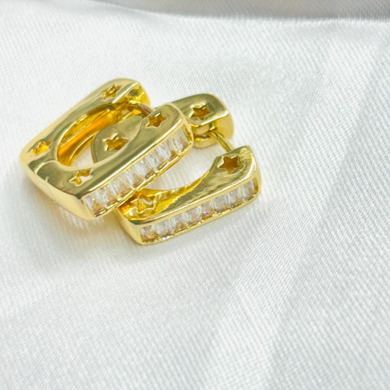 Premium 18k Gold Tone Stainless Steel Cubic Zirconia Jewellery