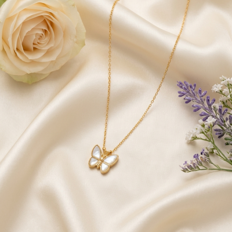 Waterproof Anti-Tarnish Gold Butterfly