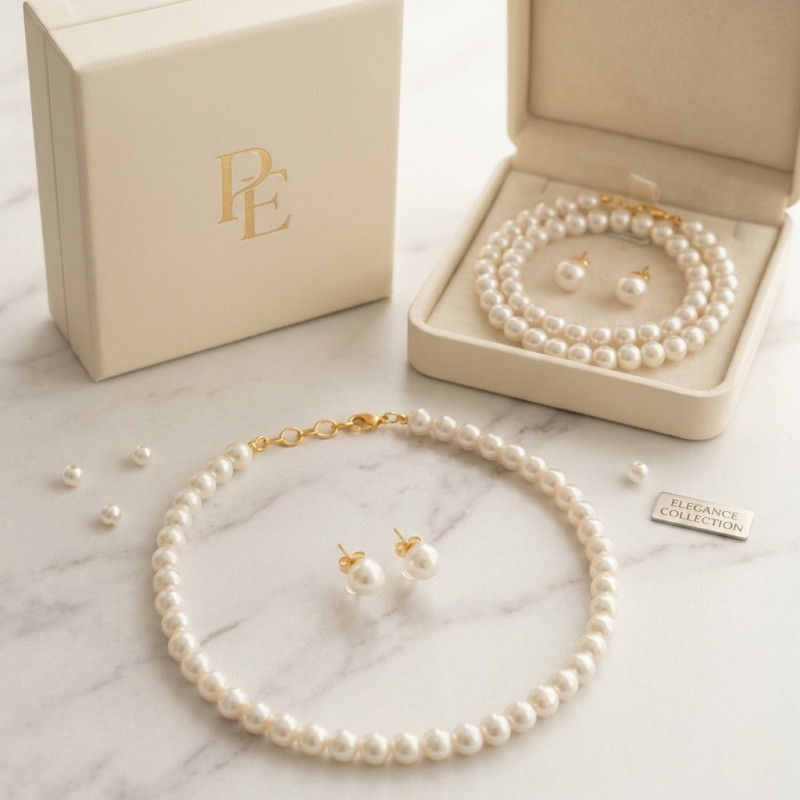Elegant Pearl Jewelry Gift Set