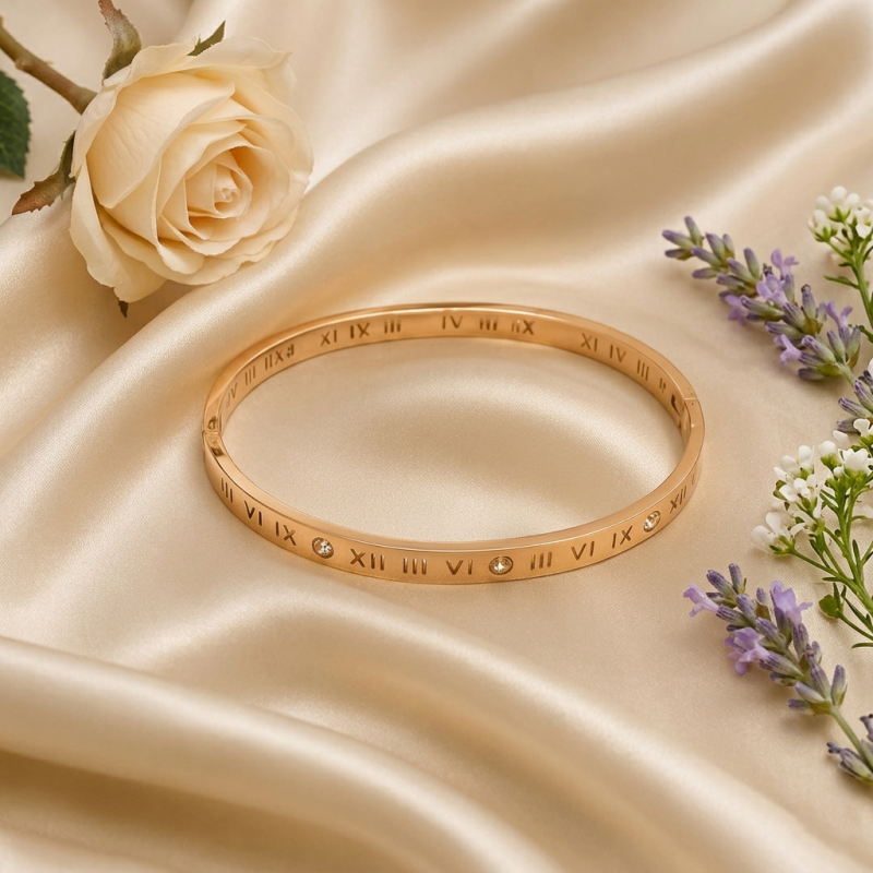 Timeless Elegance Roman Numeral Bracelet